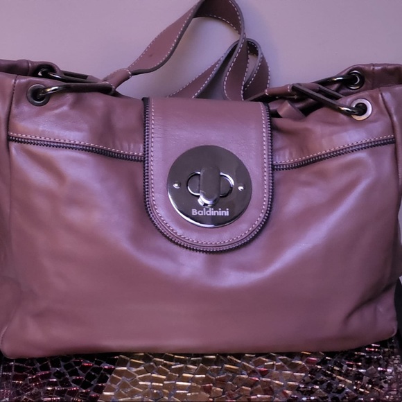 Baldinini Leather Shoulder Bag - Italian Designer - Picture 1 of 6
